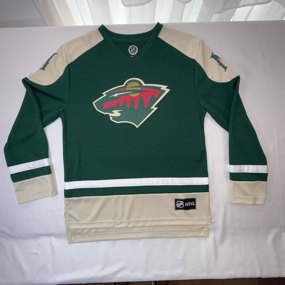 NHL Minnesota Wild Parise #11 Youth Green Jersey Size XL 14/16
